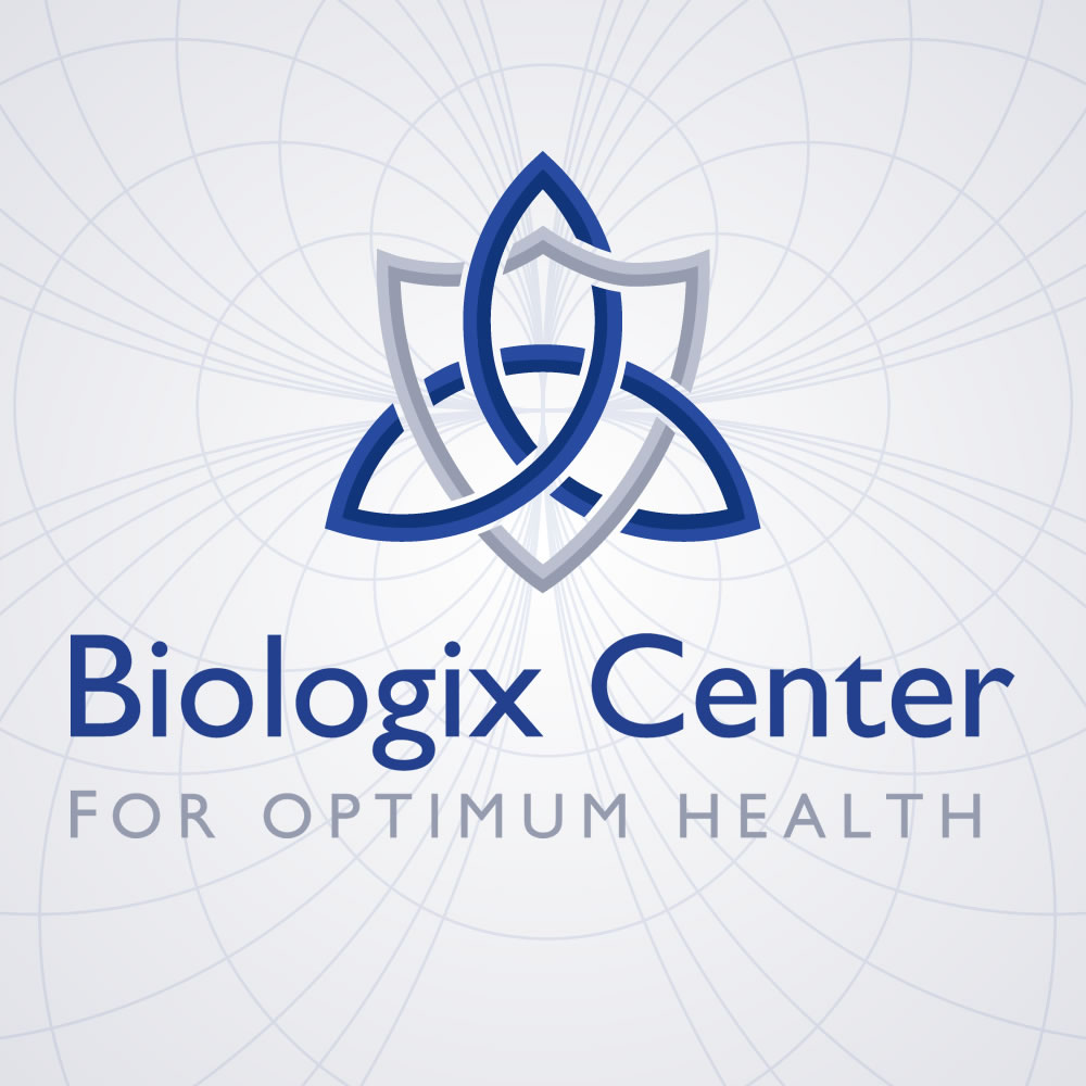 The logo for Biologix center for optimum health