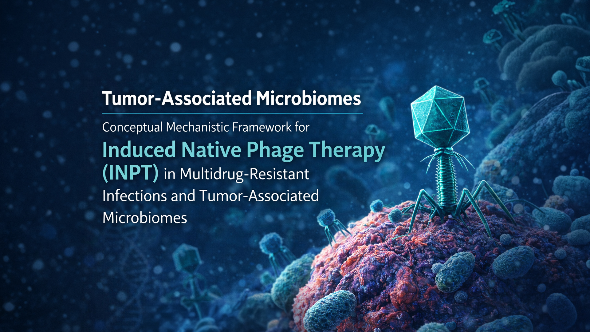 Conceptual Mechanistic Framework for Induced Native Phage Therapy (INPT) in Multidrug-Resistant Infections and Tumor-Associated Microbiomes - framework for inpt